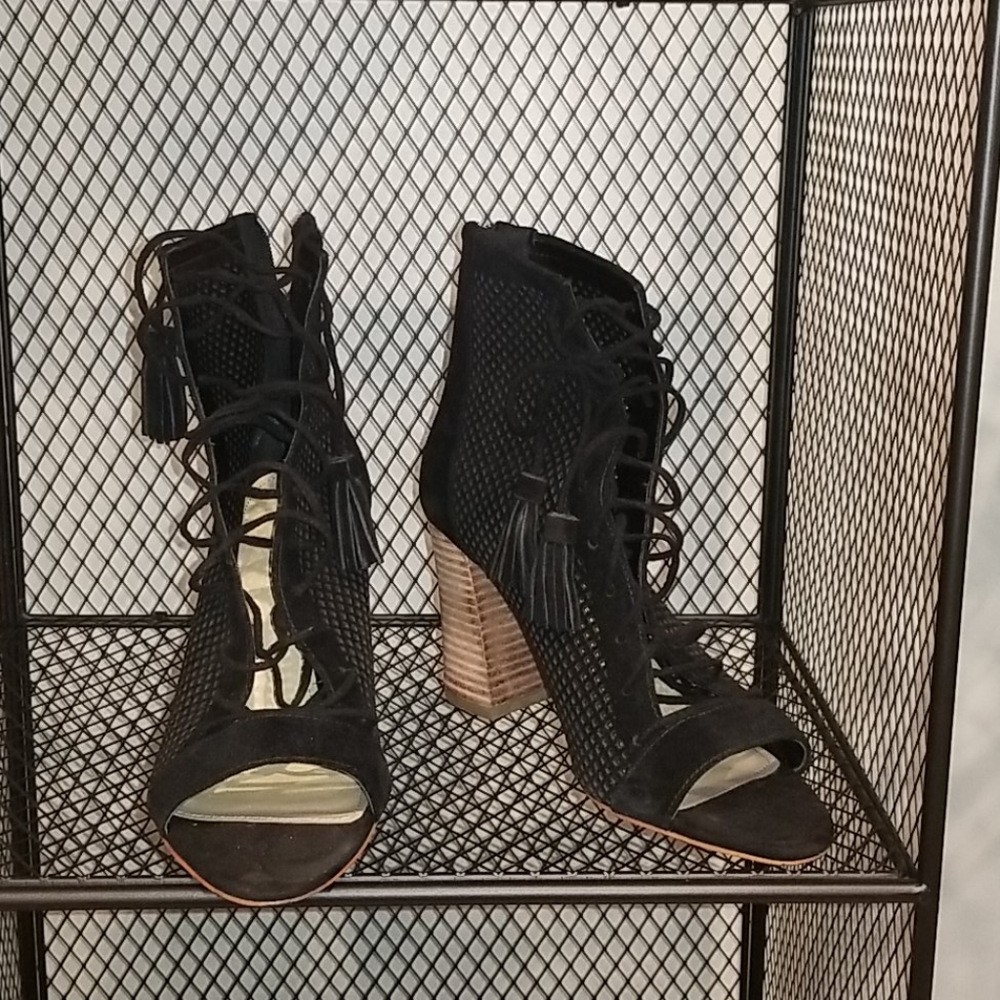 Marc Fisher peep toe bootie